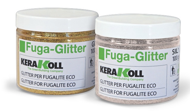 Магазин строительных материалов Инвиктори Fuga-Glitter Kerakoll Блестки для жидкой керамики Кераколл ЗОЛОТО 