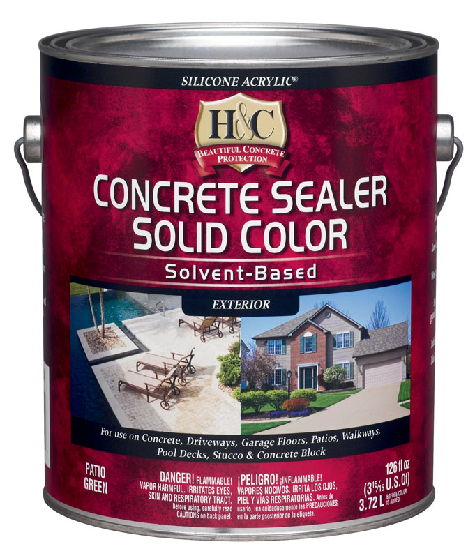 Магазин строительных материалов Инвиктори H&C CONCRETE SEALER SOLID COLOR SOLVENT BASED - Лак пропитка по бетону 